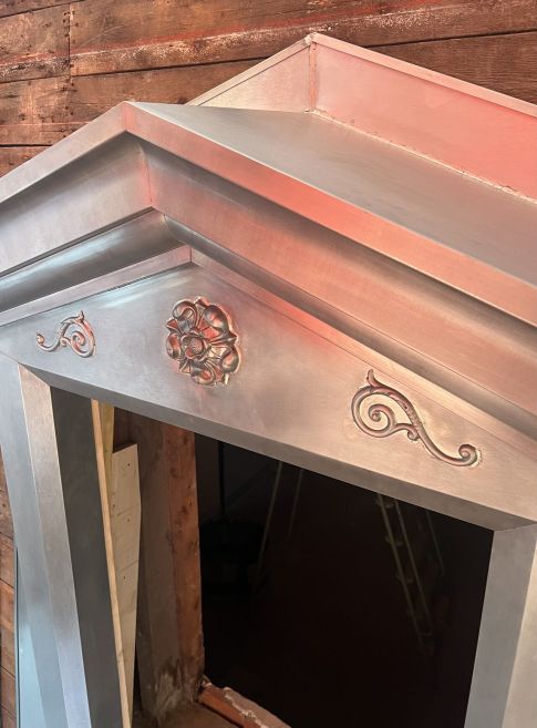 Habillage de fenêtre en zinc